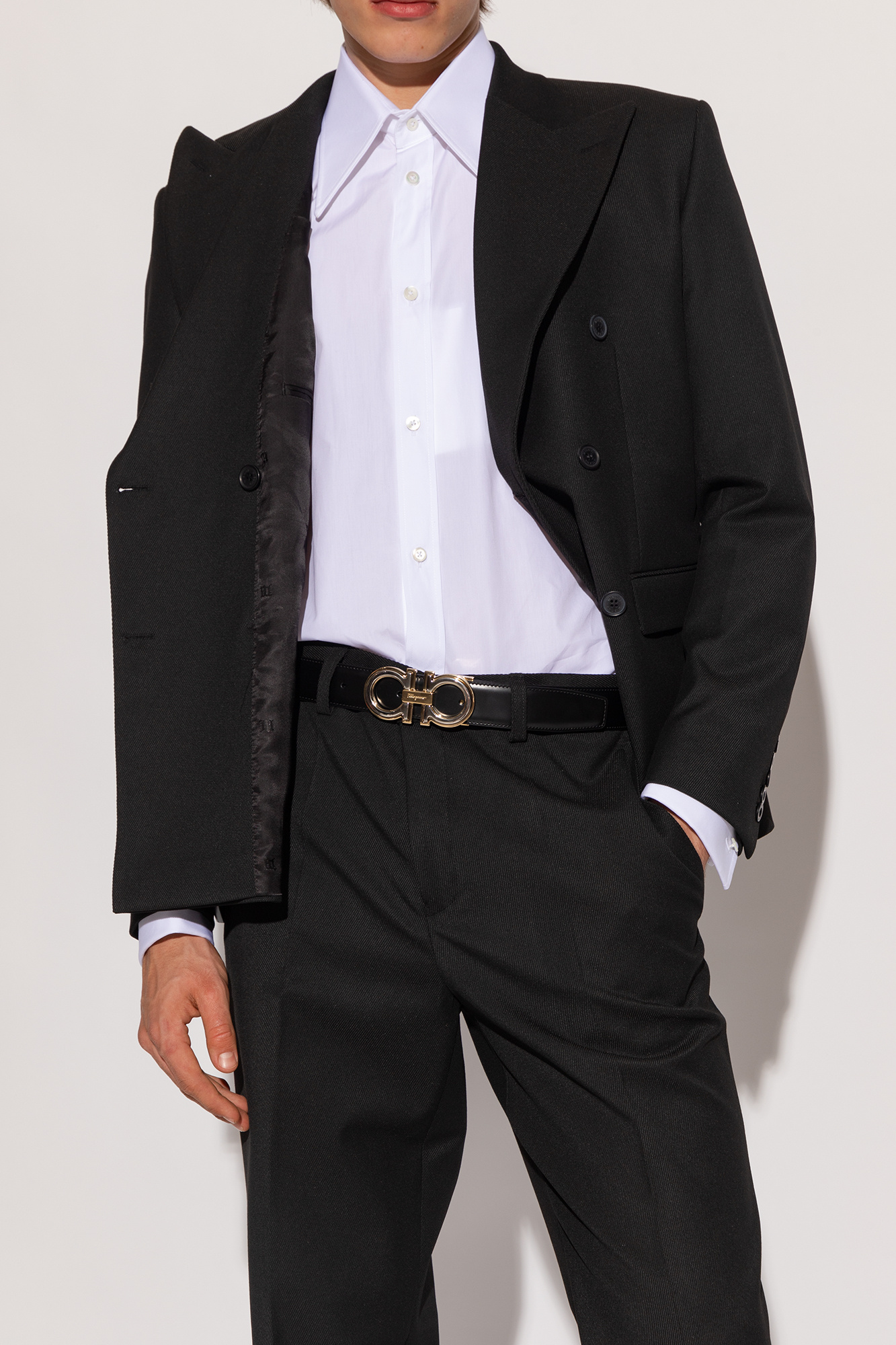 Ferragamo belt outlet suit